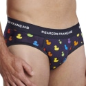 Garçon Français Duck Cotton Briefs - Rainbow