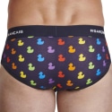 Garçon Français Duck Cotton Briefs - Rainbow