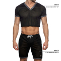 Addicted Slam Mesh Shorts - Black