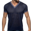 Addicted T-Shirt Slam Mesh Bleu Marine