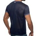 Addicted Slam Mesh T-Shirt - Navy