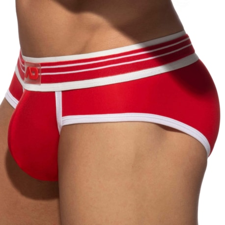 Addicted Double Trouble Briefs - Red