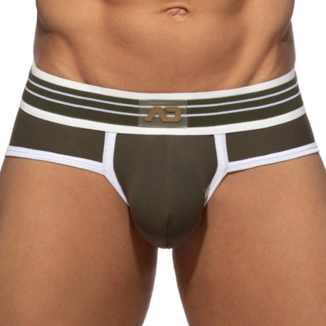 Addicted Double Trouble Briefs - Khaki