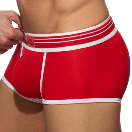 Addicted Double Trouble Trunks - Red