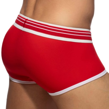 Addicted Double Trouble Trunks - Red