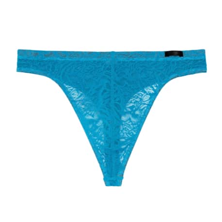 HOM String Temptation Free Cut Lace Bleu