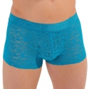 HOM Boxer Temptation Free Cut Lace Bleu