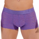 HOM Boxer Temptation Free Cut Lace Violet