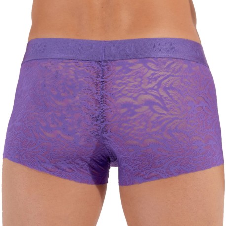 HOM Boxer Temptation Free Cut Lace Violet