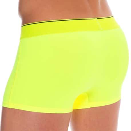 Diesel Boxer Microfibre Jaune Fluo