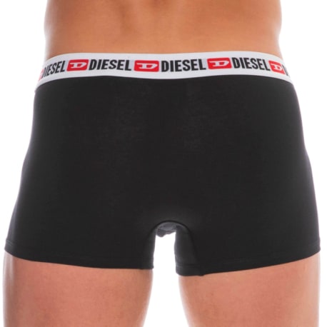 Diesel Boxer Kangourou Denim Division Noir