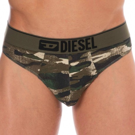 Diesel Denim Division Cotton Thong - Camouflage