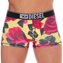 Diesel Floral Microfiber Boxer Briefs - Yellow