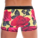 Diesel Floral Microfiber Boxer Briefs - Yellow