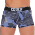 Diesel Floral Microfiber Boxer Briefs - Blue