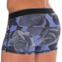 Diesel Floral Microfiber Boxer Briefs - Blue