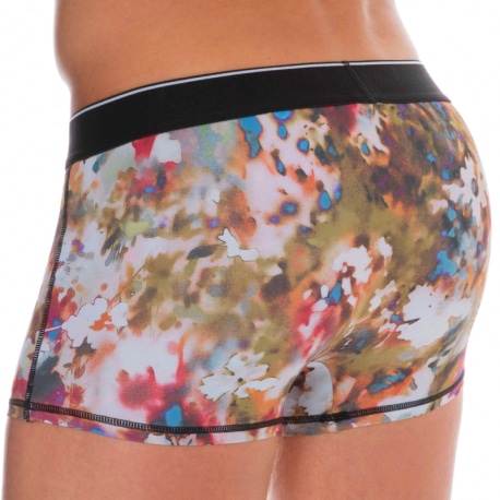 Diesel Abstract Microfiber Boxer Briefs - Multicolor