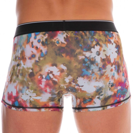 Diesel Abstract Microfiber Boxer Briefs - Multicolor