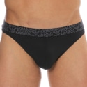 Emporio Armani Essential Microfiber Thong - Black