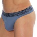 Emporio Armani Essential Microfiber Thong - Grey