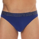 Emporio Armani Essential Microfiber Thong - Ink Blue