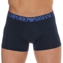 Emporio Armani All Over Printed Microfiber Boxer Briefs - Navy