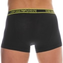 Emporio Armani Boxer Core Logoband Coton Noir - Jaune