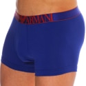 Emporio Armani Boxer Shiny Logoband Coton Bleu Encre