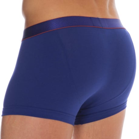 Emporio Armani Boxer Shiny Logoband Coton Bleu Encre