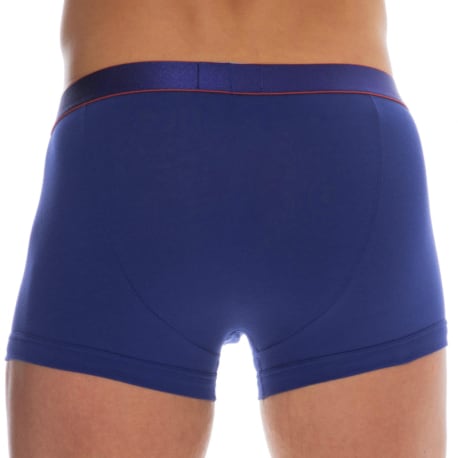 Emporio Armani Boxer Shiny Logoband Coton Bleu Encre