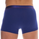 Emporio Armani Shiny Logoband Cotton Boxer Briefs - Ink Blue