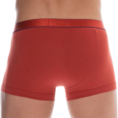 Emporio Armani Boxer Shiny Logoband Coton Rouge