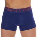 Emporio Armani Boxer Megalogo Coton Bleu Encre