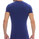 Emporio Armani Megalogo Cotton T-Shirt - Ink Blue