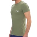 Emporio Armani T-Shirt Bold Monogram Coton Olive