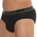 Emporio Armani Core Logoband Cotton Briefs - Black - Khaki