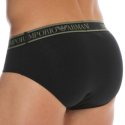 Emporio Armani Core Logoband Cotton Briefs - Black - Khaki