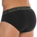 Emporio Armani Slip Core Logoband Coton Noir - Kaki