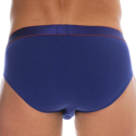 Emporio Armani Shiny Logoband Cotton Briefs - Ink Blue