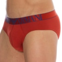 Emporio Armani Slip Shiny Logoband Coton Rouge