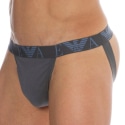 Emporio Armani Bold Monogram Cotton Jock - Magnet