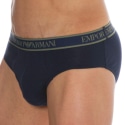 Emporio Armani Core Logoband Cotton Briefs - Navy