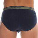 Emporio Armani Slip Core Logoband Coton Bleu Marine - Kaki