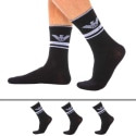 Emporio Armani 3-Pack Sporty Socks - Black