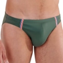 HOM Nautical Cup Micro Swim Briefs - Khaki