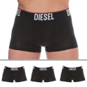 Diesel 3-Pack Stretch Cotton Boxer Briefs - Black