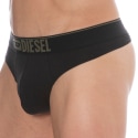 Diesel Denim Division Cotton Thong - Black