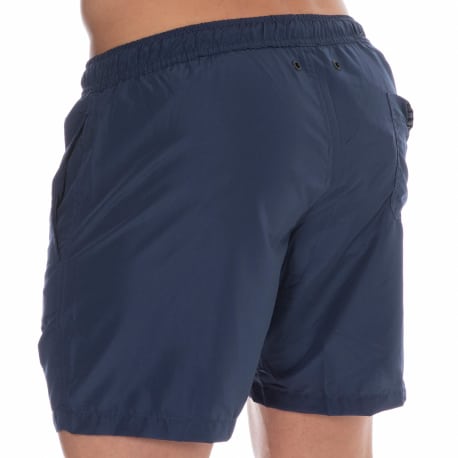 Bikkembergs Stripes Swim Shorts - Navy