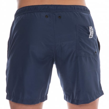 Bikkembergs Stripes Swim Shorts - Navy