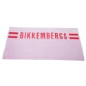 Bikkembergs Drap de Bain Logo Blanc - Rouge